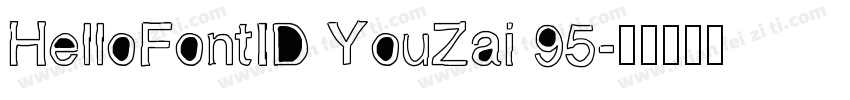 HelloFontID YouZai 95字体转换